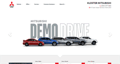 Desktop Screenshot of klostermitsubishi.com.au